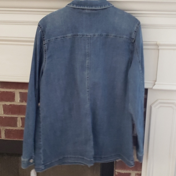 Denim jacket, coat,  size XL NWT - Picture 4 of 8